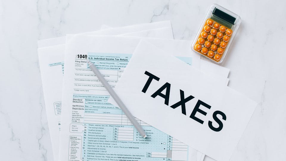 Pay stub with highlighted deduction rows
